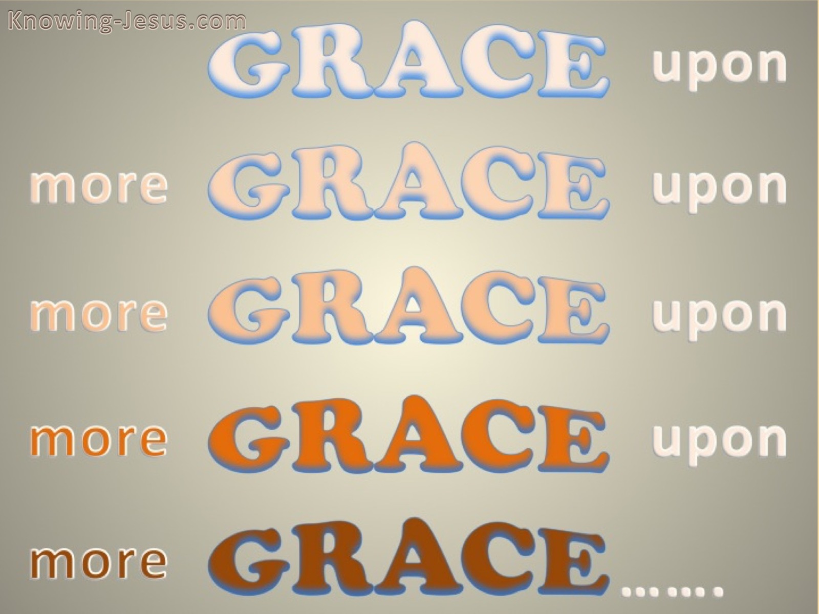 John 1:16 Grace Upon Grace (devotional)12:31   (pink)